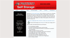 Desktop Screenshot of fortressselfstorage.ca